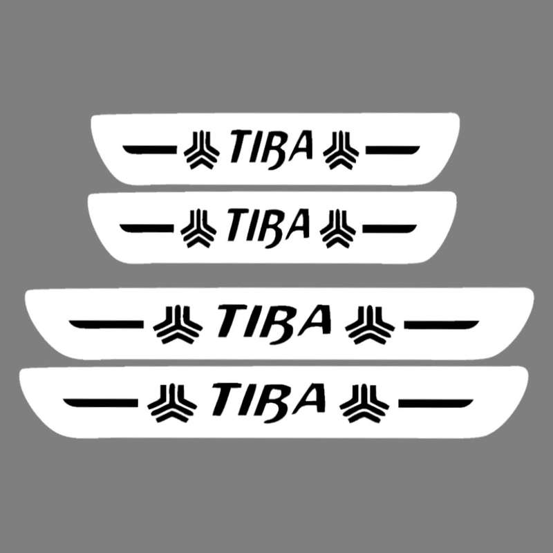 برچسب بدنه خودرو مهدیار طرح چرم مناسب برای تیبا بسته  4 عددی