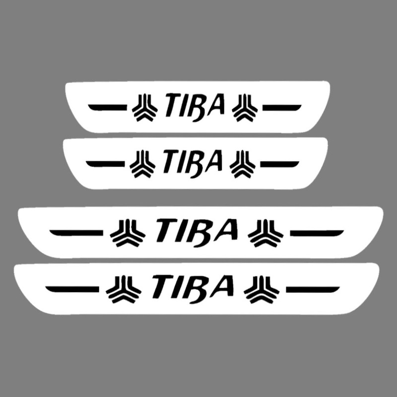 برچسب بدنه خودرو مهدیار طرح چرم مناسب برای تیبا بسته  4 عددی