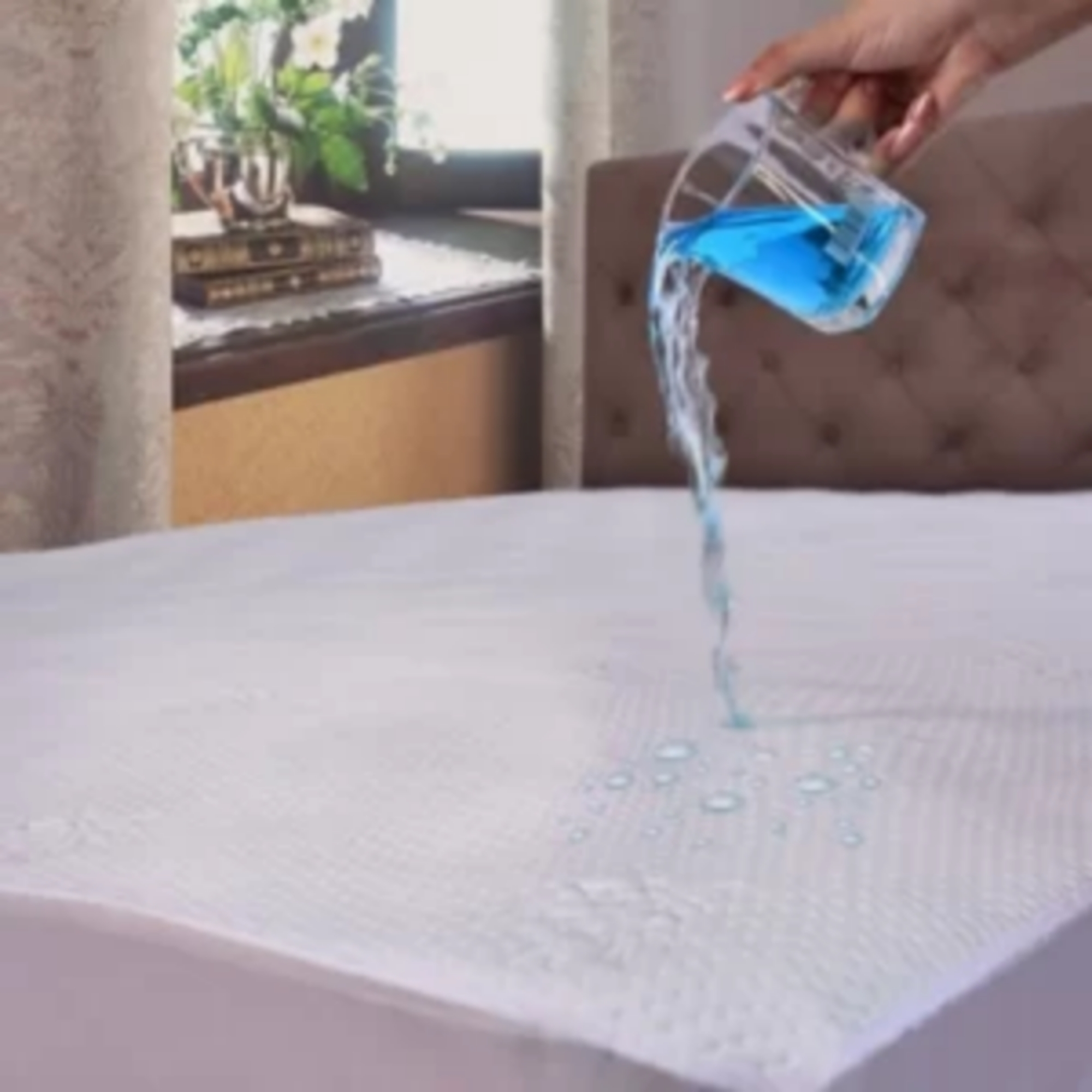 محافظ تشک ضد آب نیکیا مدل niki76 دو نفره سایز 160×200 سانتی متر