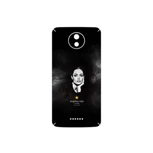 MAHOOT Angelina Jolie Cover Sticker for Motorola Moto C Plus