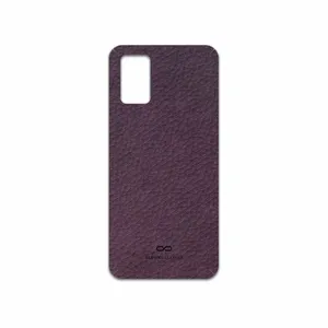 MAHOOT Purple-Leather Cover Sticker for Samsung Galaxy A03S