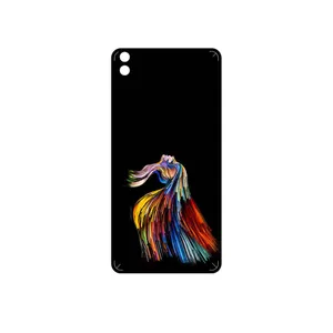 MAHOOT Rainbow Hair Digital Art Cover Sticker for HTC Desire 816
