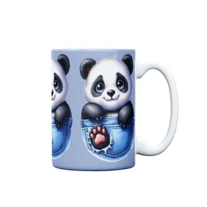 ماگ مدل عروسکی طرح خرس پاندا کد 1050