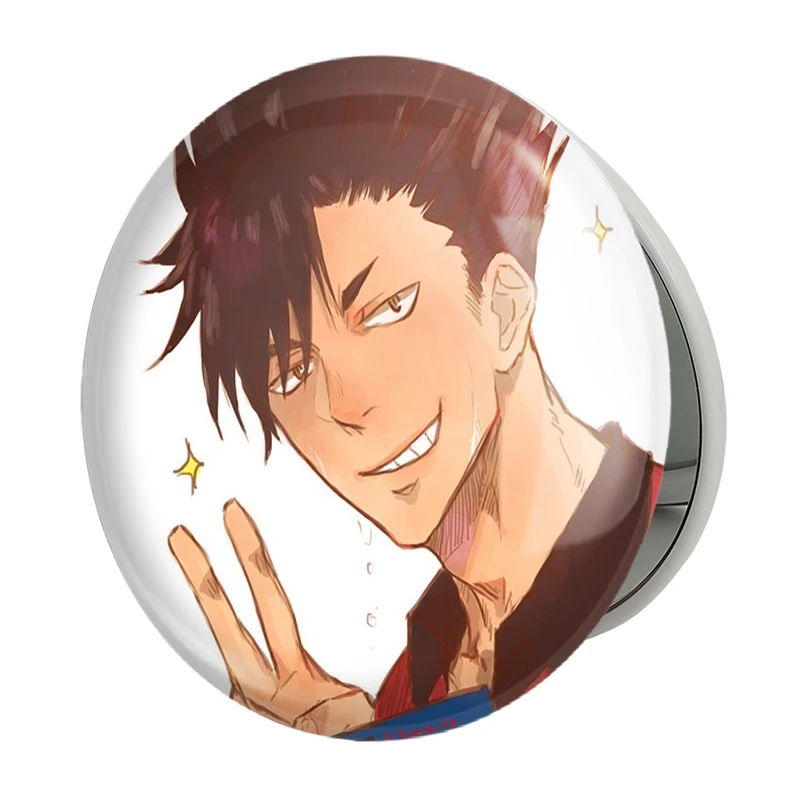 آینه جیبی خندالو طرح کورو انیمه هایکیو Haikyu مدل تاشو کد 17751 