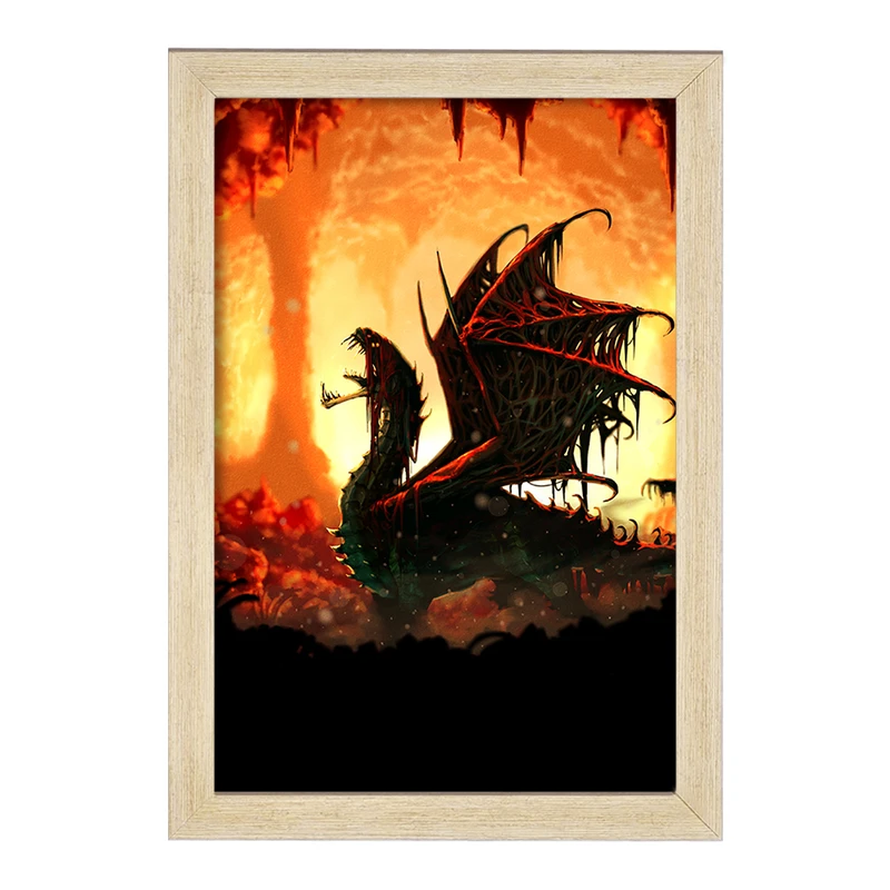 تابلو خندالو مدل بازی شکارچی هیولا (Monster Hunter) کد 33251