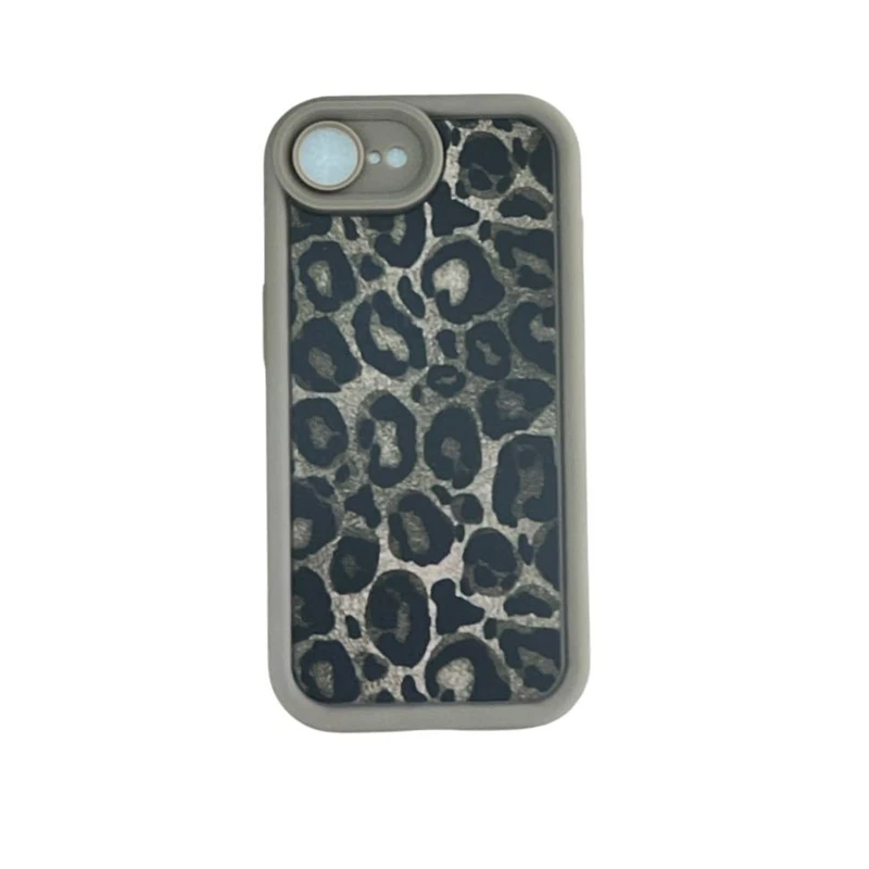 کاور مدل سیلیکونی طرح پلنگی کد P021 مناسب برای گوشی موبایل اپل  Iphone 16E