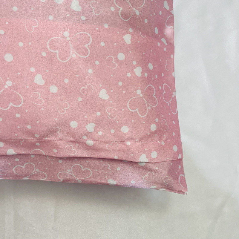 رو بالشی مدل ساتن ابریشم طرح شاپرک