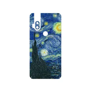MAHOOT The Starry Night of van Gogh Cover Sticker for Motorola One Hyper