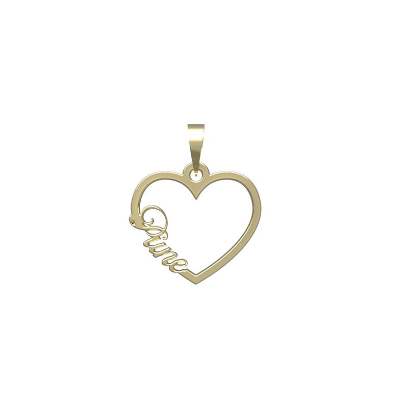 آویز گردنبند طلا 18 عیار زنانه مدوپد مدل اسم پونه pune کد PB1-10578