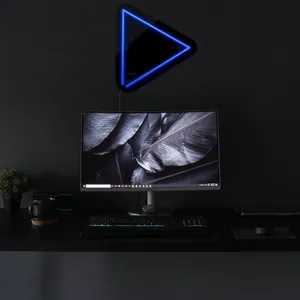 چراغ دیواری نئون دیزاین مدل Play-BL_BL