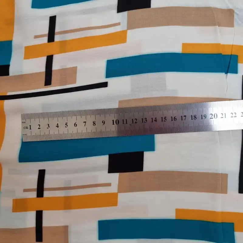 پارچه لباس مدل کودری نخی طرح مدرن کد RV