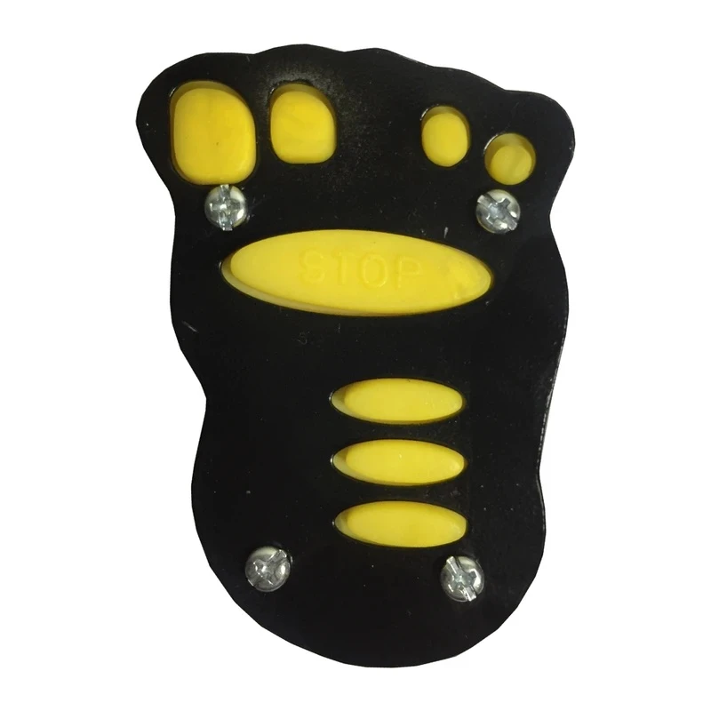 روکش پدال ترمز موتور سیکلت وارون مدل کف پا کد W-43-YLW-BLK 