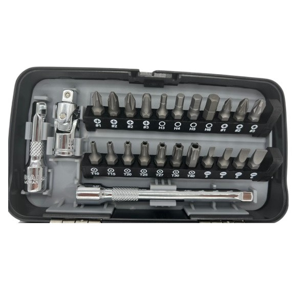 سری بکس و پیچ گوشتی هیوندای مدل 9138 مجموعه 38 عددی