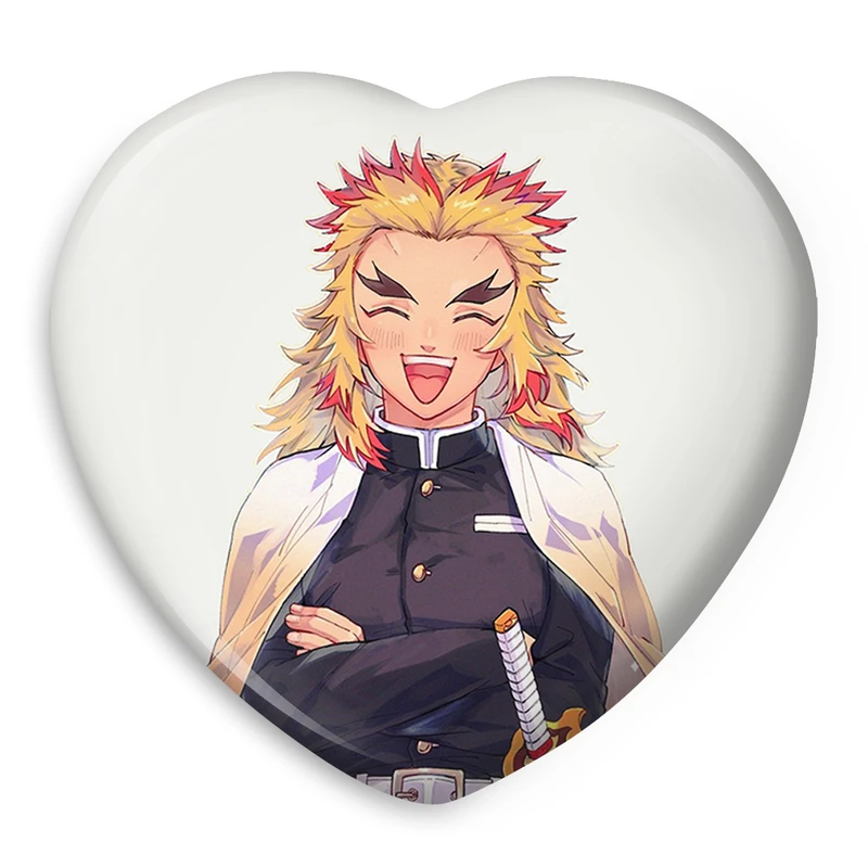 پیکسل خندالو طرح کیوجورو رنگوکو انیمه شیطان کش مدل قلبی کد 10108