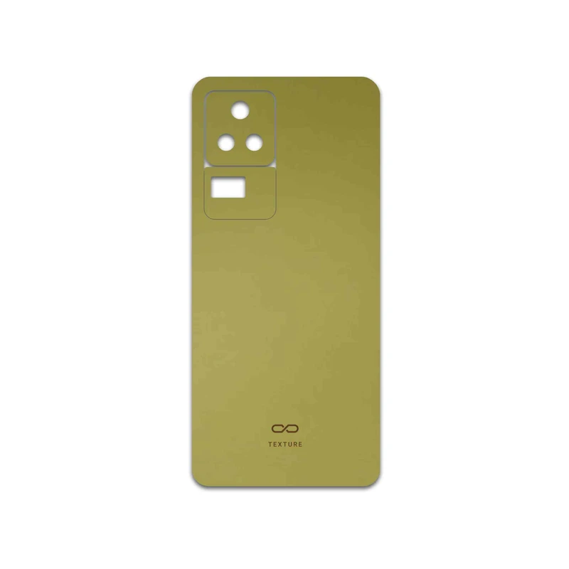 برچسب پوششی ماهوت مدل Matte-Gold مناسب برای گوشی موبایل شیائومی Poco F4 5G