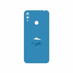 MAHOOT Minimal Paper Airplane Cover Sticker for Huawei Y7 Prime 2019