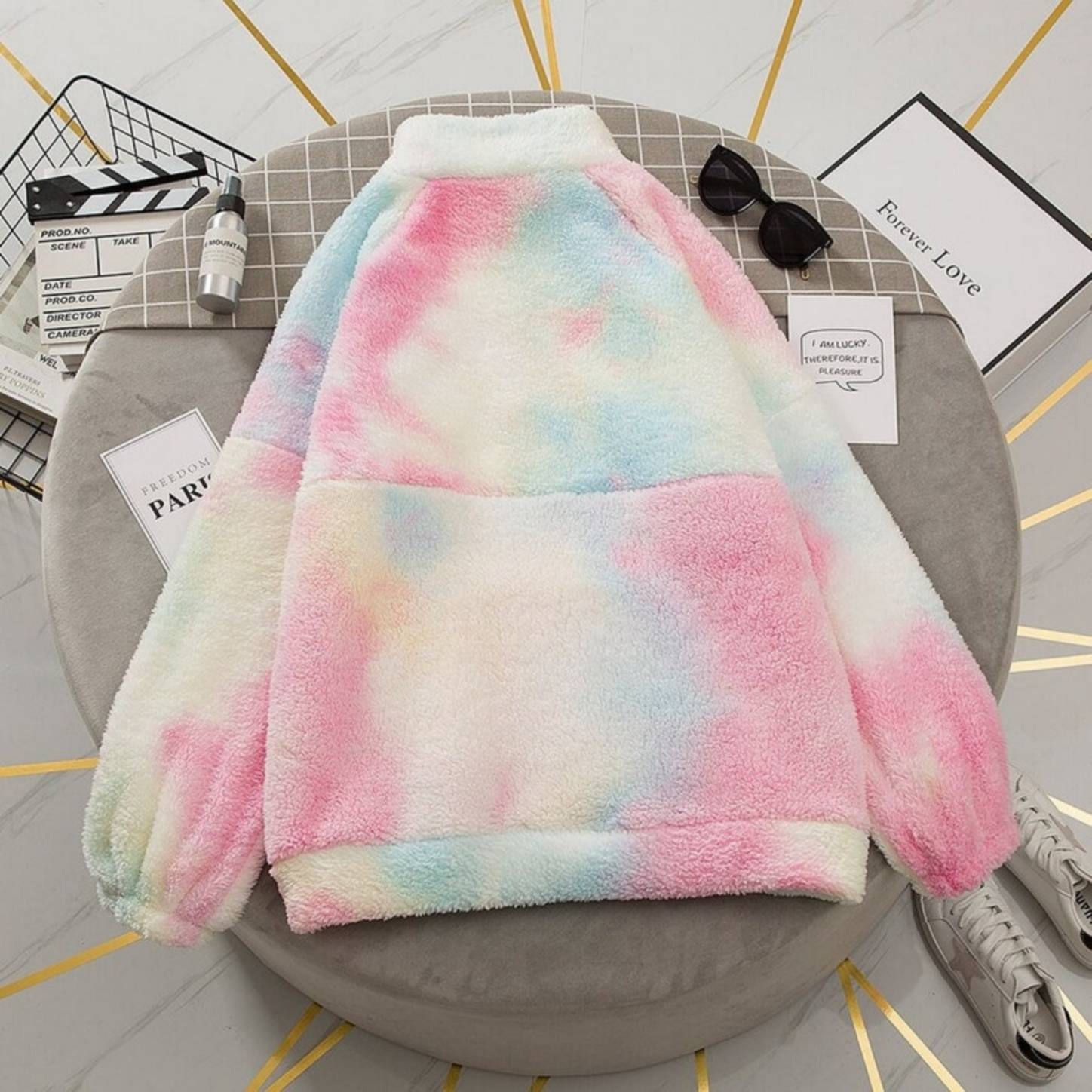 سویشرت زنانه مدل آبرنگی