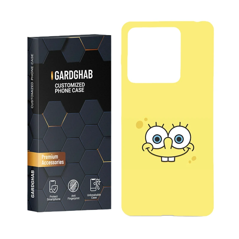 کاور گارد قاب مدل باب اسفنجی مناسب برای گوشی موبایل شیائومی redmi note 13 5g