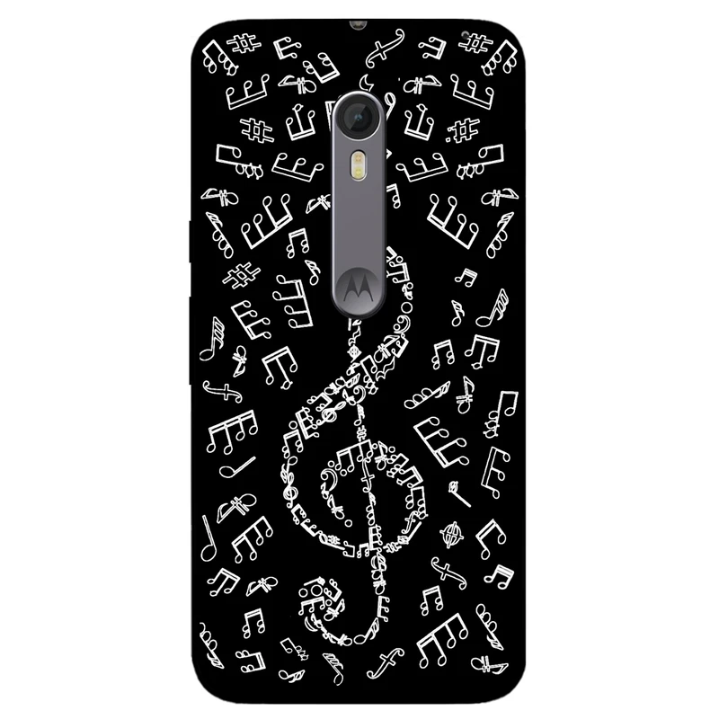 کاور مگافون طرح نوت موسیقی مدل 1370 مناسب برای گوشی موبایل موتورولا Moto X Style
