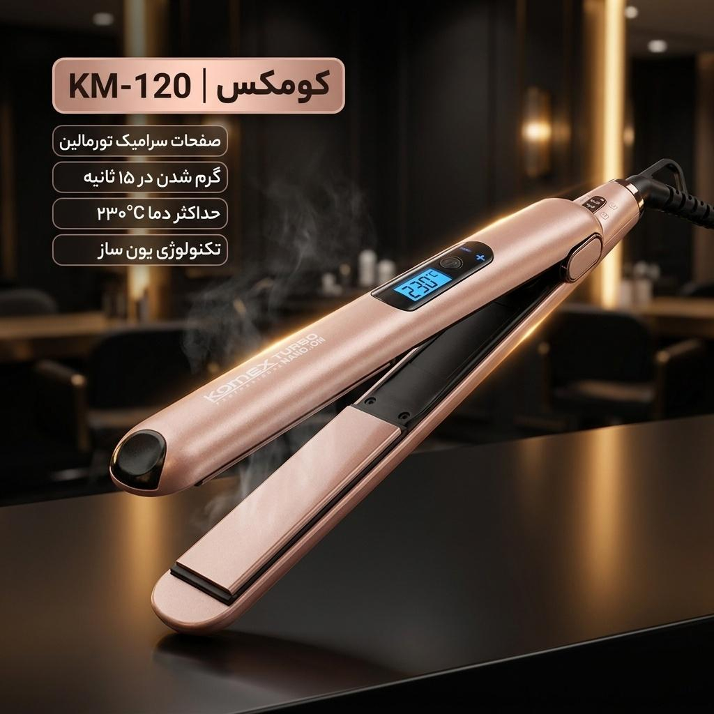 اتو مو حرفه ای کومکس مدل KM-120