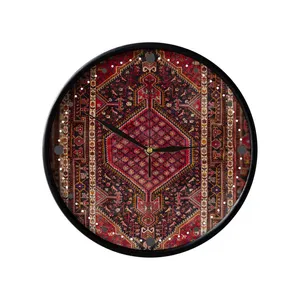 ساعت دیواری مدوپد طرح فرش تویسرکان مدل C-Toyserkan06