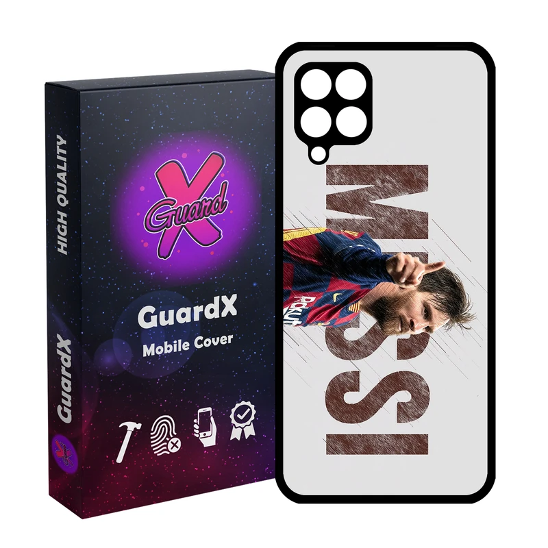 کاور گارد ایکس طرح Lionel Messi مدل 10957 مناسب برای گوشی موبایل سامسونگ Galaxy A12/M12/F12