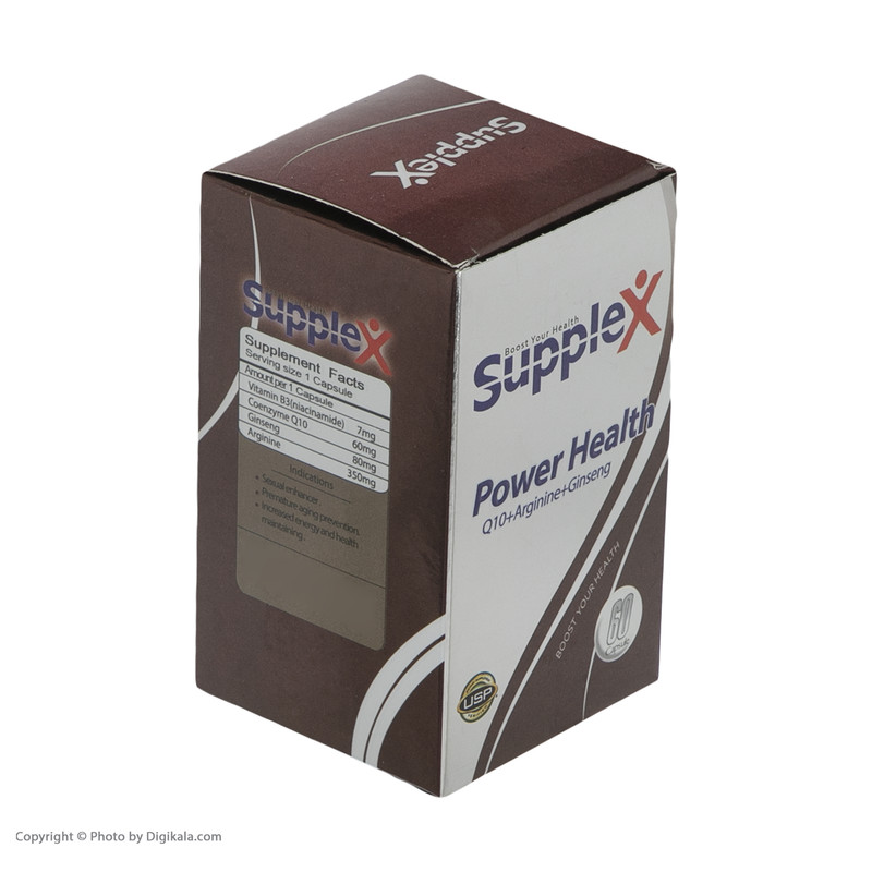 کپسول پاورهلث ساپلکس بسته 60 عددی