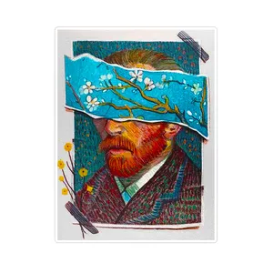 استیکر لپ تاپ ماسا دیزاین طرح ونسان ون گوگ مدل STK1260