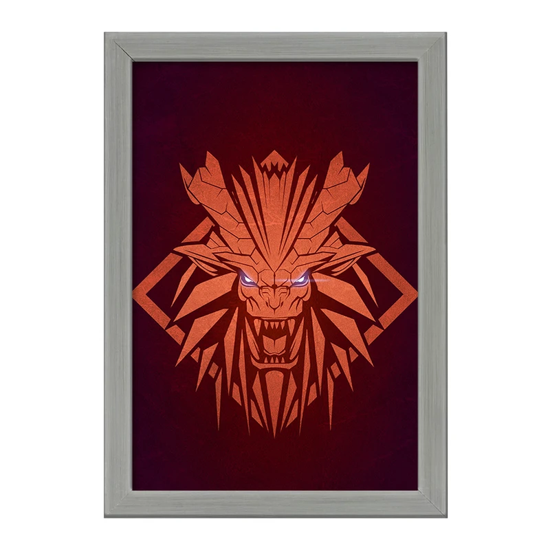 تابلو خندالو طرح بازی شکارچی هیولا (Monster Hunter) کد 33198