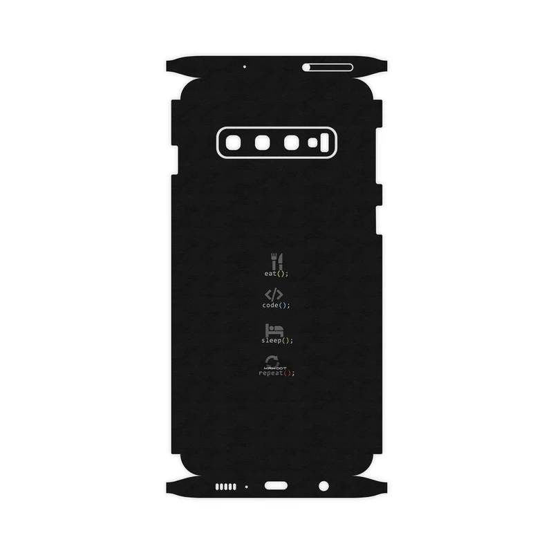 برچسب پوششی ماهوت مدل Programming 2-FullSkin مناسب برای گوشی موبایل سامسونگ Galaxy S10