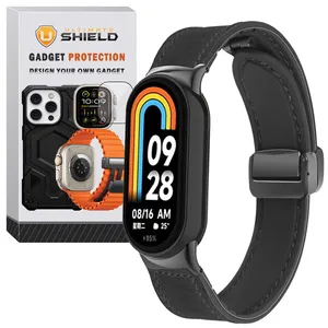 Ultimate Shield Smooth MGN Strap Suitable for Xiaomi Mi Band 10 (12mm)