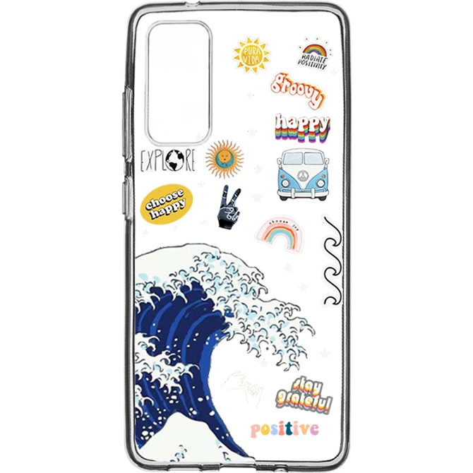 کاور طرح Wave مناسب برای گوشی موبایل سامسونگ Galaxy S20 Plus