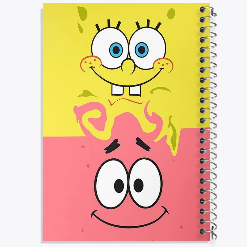 دفتر شطرنجی 50 برگ خندالو طرح باب اسفنجی و پاتریک کد N1752