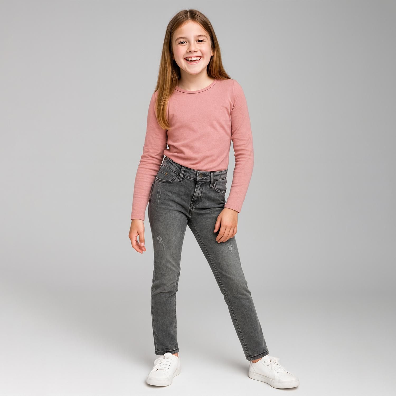 شلوار جین دخترانه تیپ تاپ مدل 32134B24 - - 1