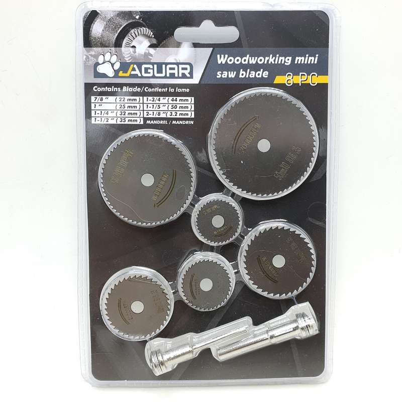 تیغ فرز انگشتی و مینیاتوری جگوار مدل 8PCS مجموعه 8 عددی تیغ فرز انگشتی و مینیاتوری جگوار مدل 8PCS مجموعه 8 عددی