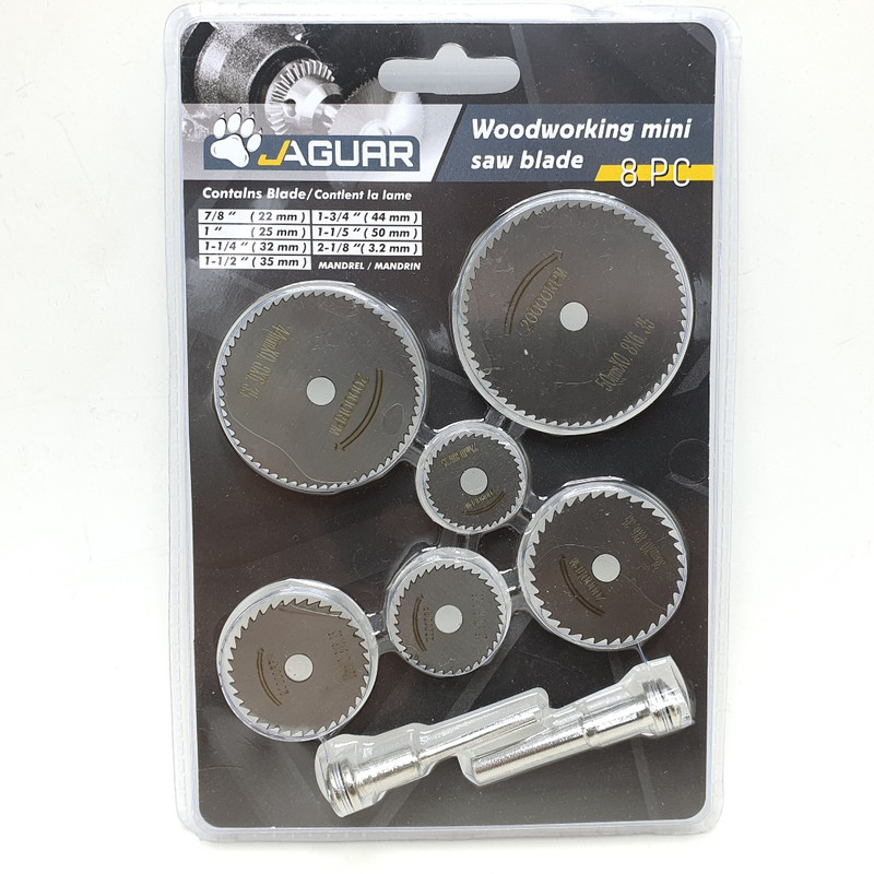 تیغ فرز انگشتی و مینیاتوری جگوار مدل 8PCS مجموعه 8 عددی تیغ فرز انگشتی و مینیاتوری جگوار مدل 8PCS مجموعه 8 عددی