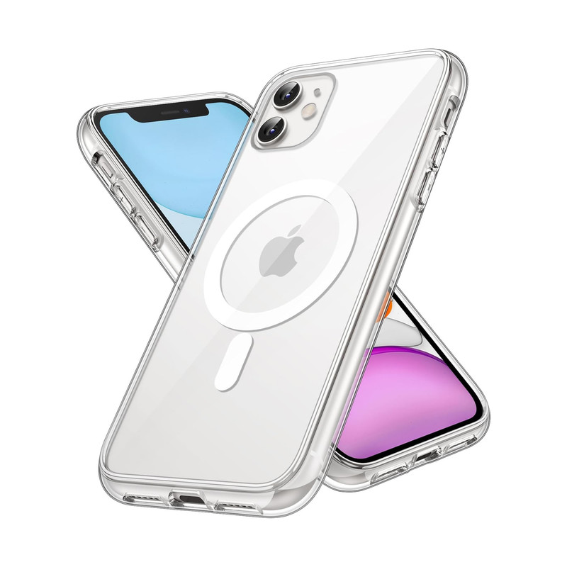 کاور مدل شفاف مگ سیف مناسب برای گوشی موبایل اپل Iphone 11
