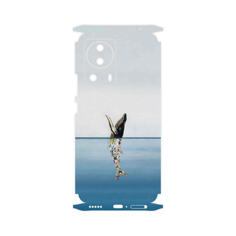برچسب پوششی ماهوت مدل Collage of Sea Trash-FullSkin مناسب برای گوشی موبایل شیائومی 13 Lite