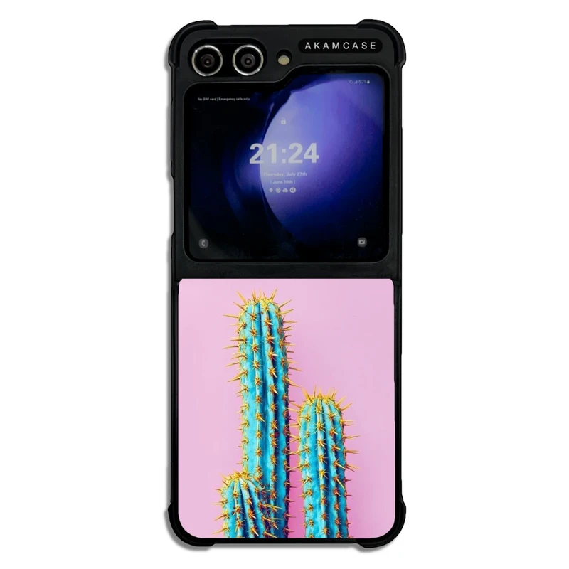 کاور آکام مدل AMC-WSGZFLIP5-CACTUS-25 مناسب برای گوشی موبایل سامسونگ Galaxy Z Flip 5