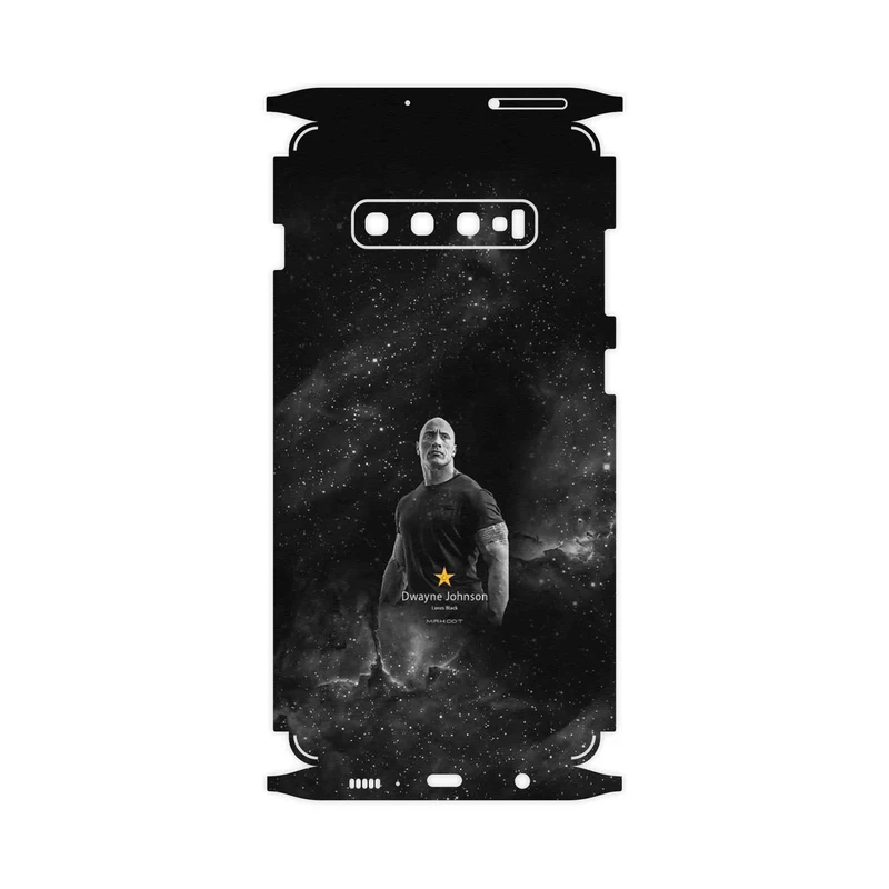 برچسب پوششی ماهوت مدل Dwayne Johnson-FullSkin مناسب برای گوشی موبایل سامسونگ Galaxy S10 Plus