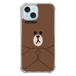 AKAM AMCWTA15-BROWN1 Cover For Apple iPhone 15