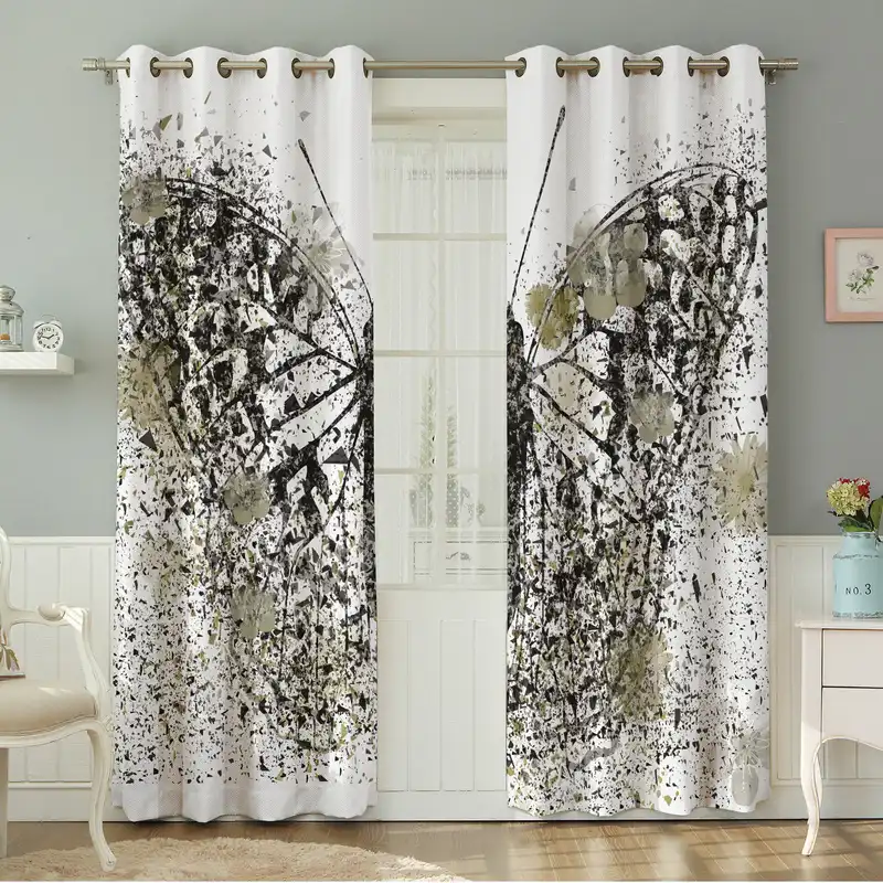 پرده نیروانا طرح مدرن  مدل مخمل کد 8535سایز 140×280 سانتی متر