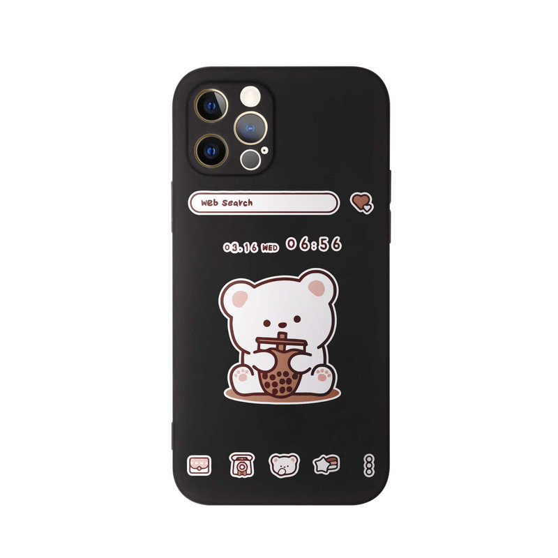 کاور طرح خرس اسموتی کد m4366 مناسب برای گوشی موبایل اپل iphone 11 Promax