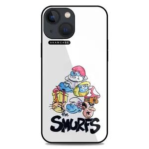 AKAM AMC-WA13M-SMURFS-24 Cover For Apple iPhone 13 Mini