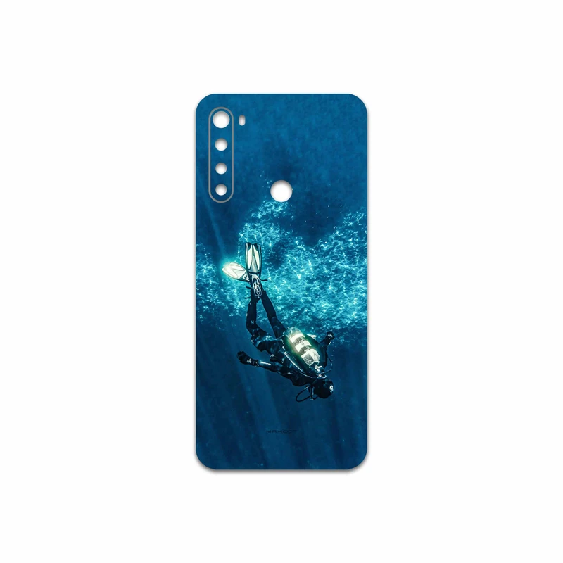 برچسب پوششی ماهوت مدل Scuba Diving مناسب برای گوشی موبایل شیائومی Redmi Note 8T
