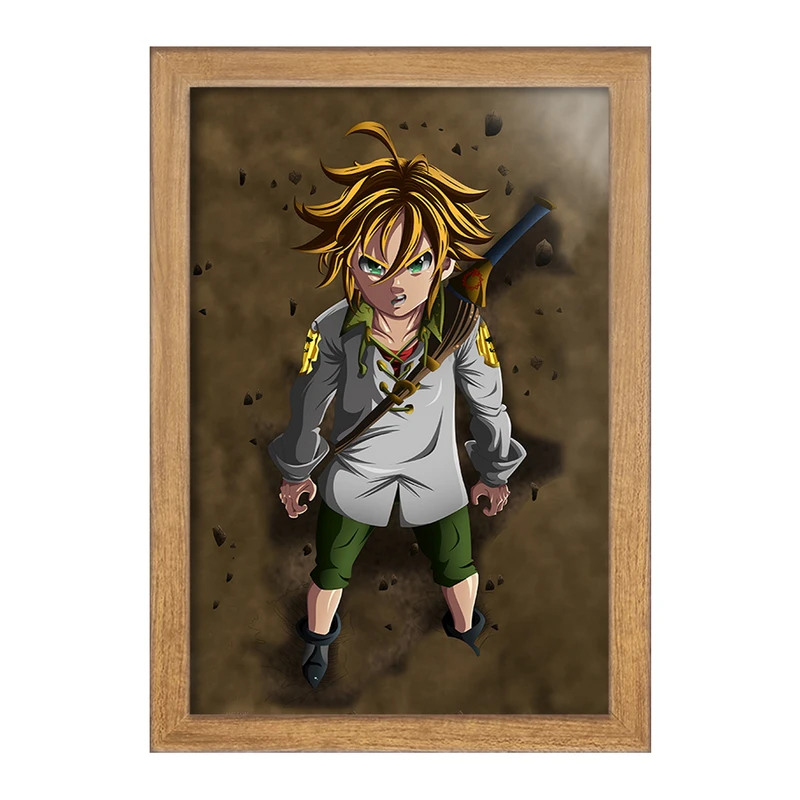 تابلو خندالو مدل ملیوداس انیمه هفت گناه کبیره  کد 17591