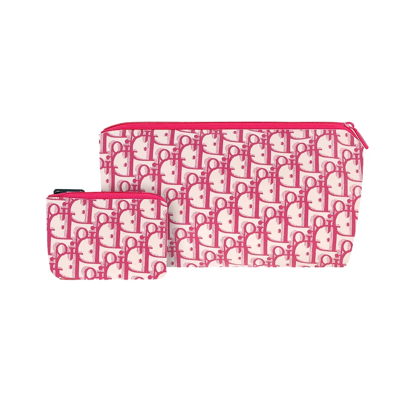 کیف لوازم آرایش دخترانه مدل 0013 مجموعه دو عددی