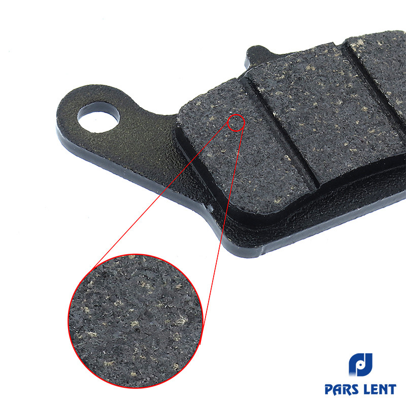 لنت ترمز جلو موتور سیکلت لنت پارس کد 50016 مناسب هوندا کلیک