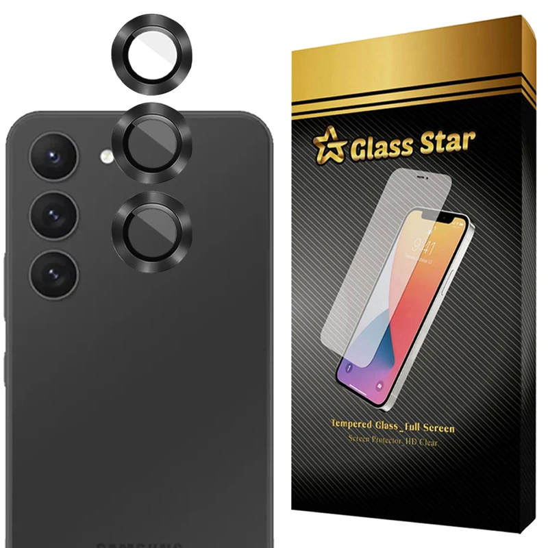 محافظ لنز دوربین فلزی گلس استار مدل GRIN مناسب برای گوشی موبایل سامسونگ Galaxy S23 / Galaxy S23 Plus 5G