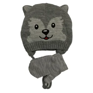 ست کلاه و دستکش بچگانه کول کلاب مدل BG-2000123